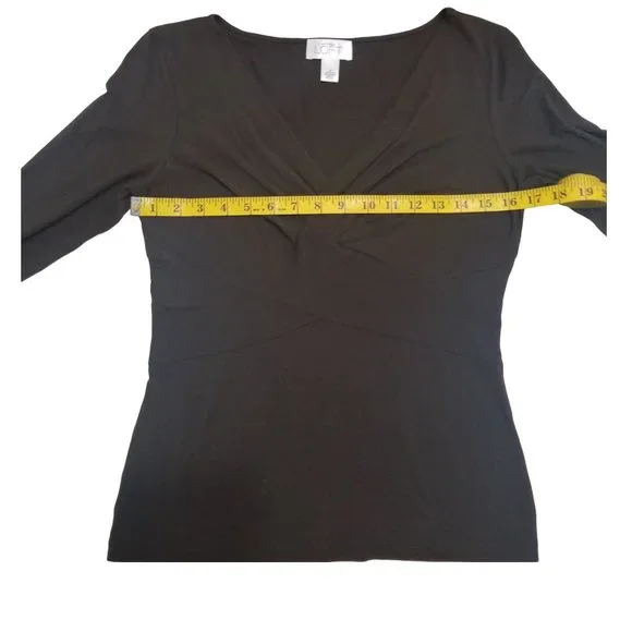 Ann Taylor LOFT Dark Brown Top - Picture 14 of 16